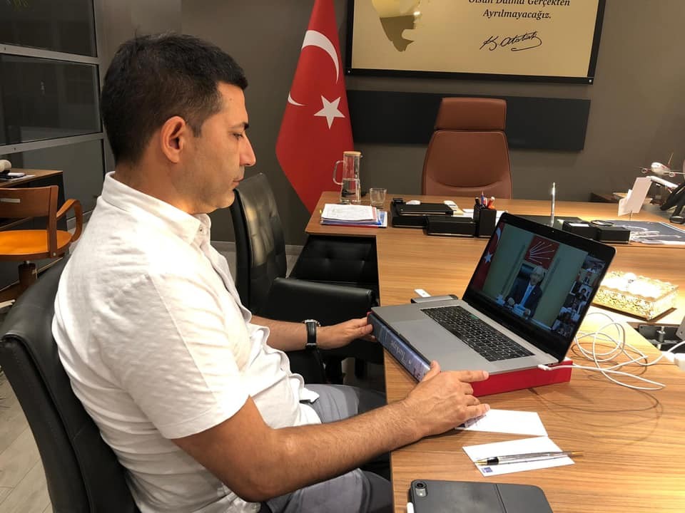 Başkan Günel, Kılıçdaroğlu’nun telekonferans yöntemiyle gerçekleştirdiği toplantıya katıldı 