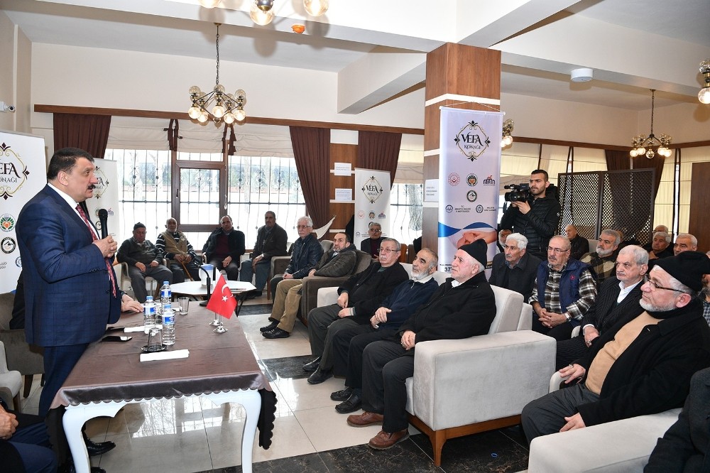 Başkan Gürkan’dan Vefa Konağını ziyaret 