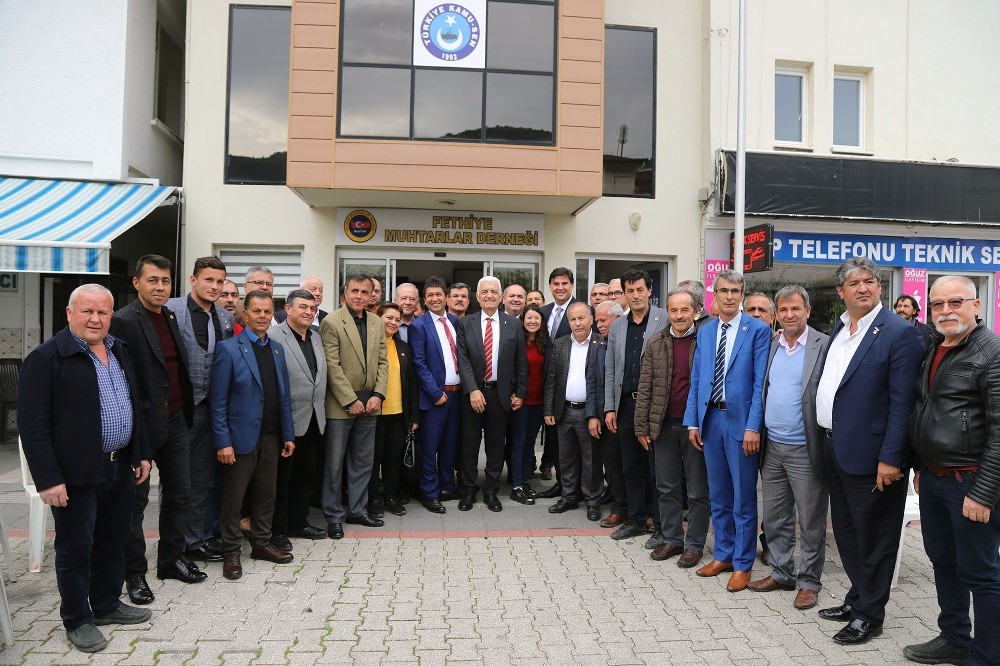 Başkan Gürün, Fethiyeli muhtarlarla bir araya geldi 