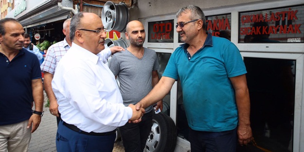 Başkan Hasan Can Esnaf Ziyaretlerine Devam Ediyor