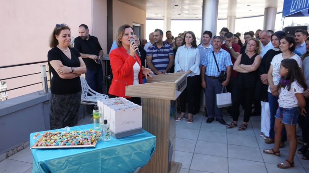 Başkan Hürriyet personelle bayramlaştı 