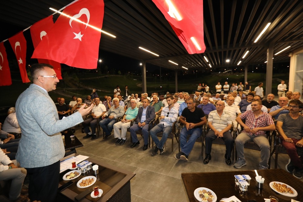 Başkan Işıksu, site yöneticileriyle bir araya geldi 