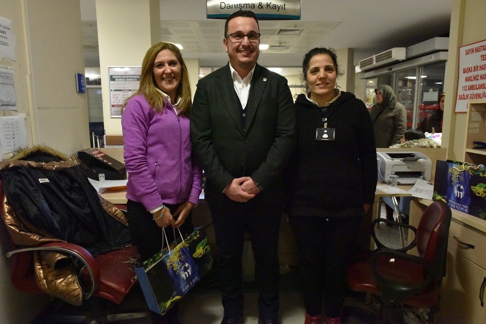 Başkan Kanar yeni yılda çalışanları unutmadı 