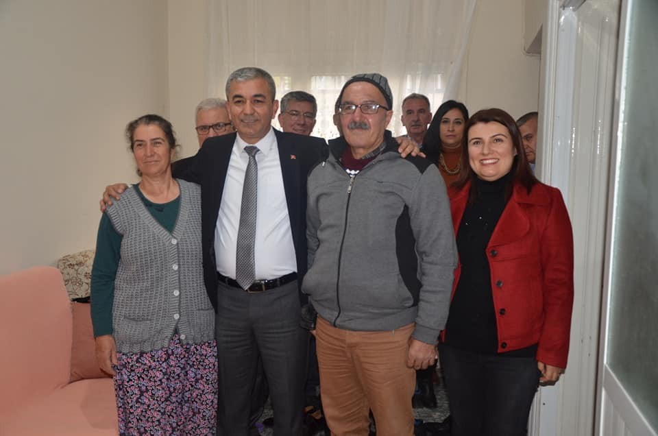 Başkan Kaplan, Biçen ailesine verdiği sözü tuttu 