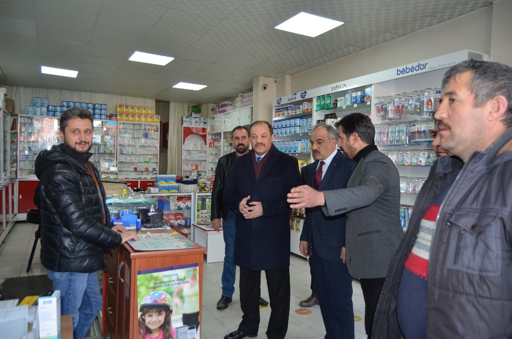 Başkan Karataş, Pasinler İlçe esnafını ziyaret etti 
