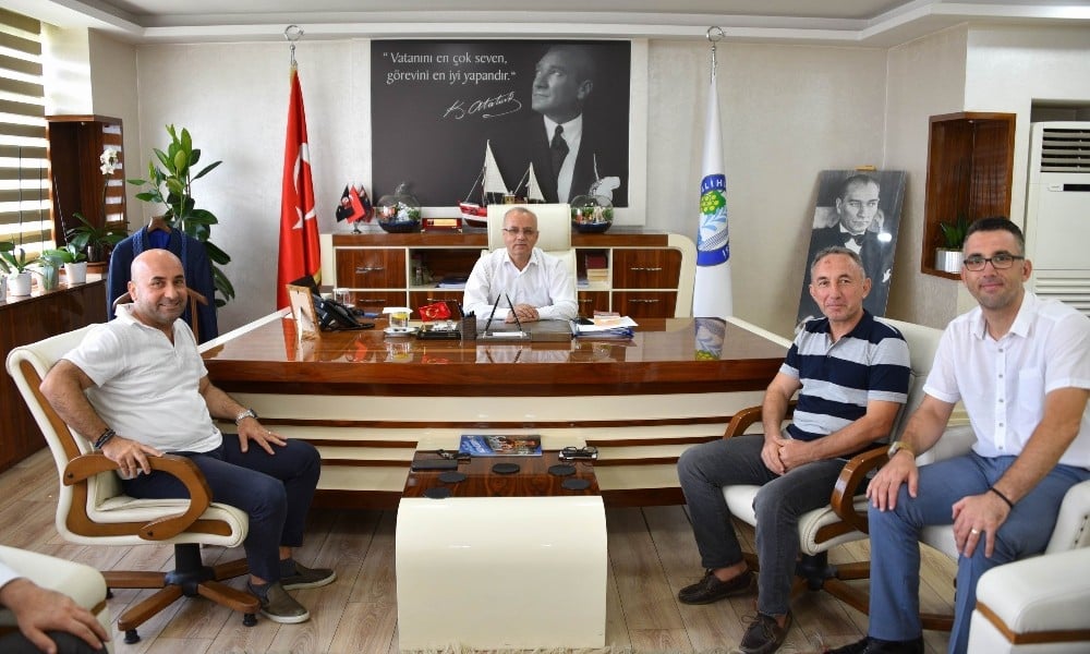 Başkan Kayda, Beşiktaşlı Halim Okta’yı ağırladı 