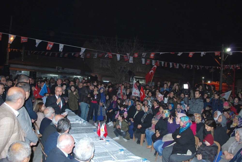 Başkan Kayda, doğduğu mahallede destek istedi 