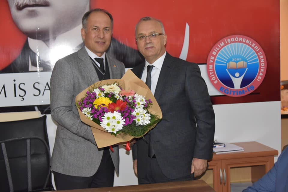 Başkan Kayda, Eğitim-İş’ten destek istedi 