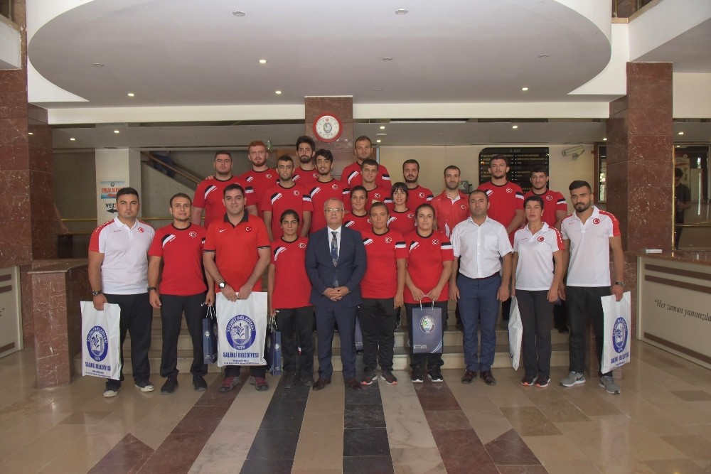 Başkan Kayda, İşitme Engelli Judo Milli Takımını ağırladı 