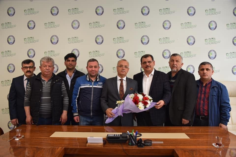 Başkan Kayda’ya ziyaretçi akını 