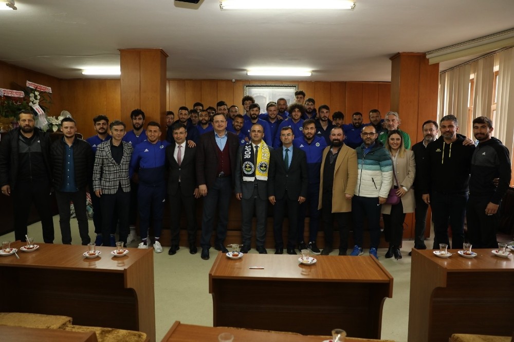 Başkan Kibar, Fatsa Belediyespor’u ağırladı 