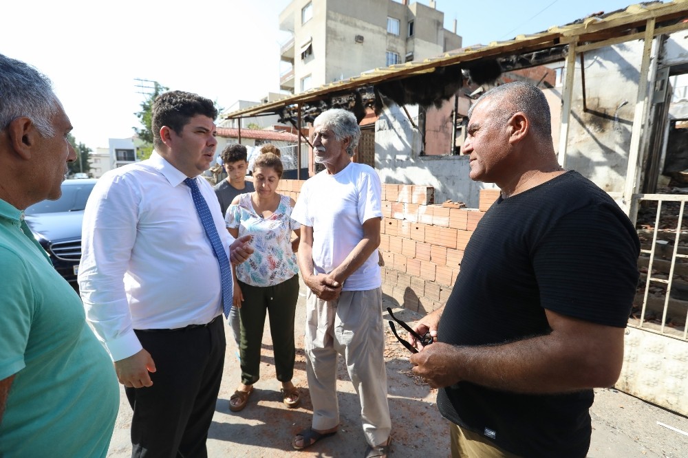 Başkan Kılıç’tan yanan ev için talimat 
