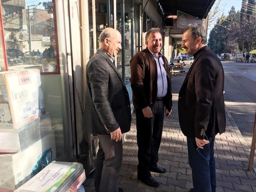 Başkan Kılınç, eski Samsat Caddesi esnafını ziyaret etti 