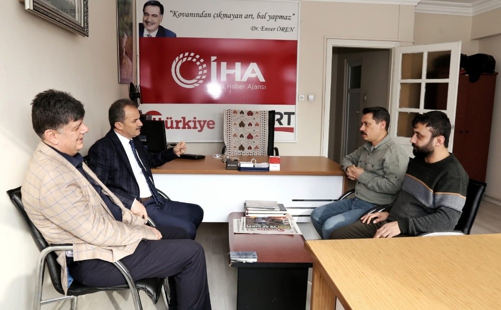 Başkan Kılınç’tan İHA’ya ziyaret 