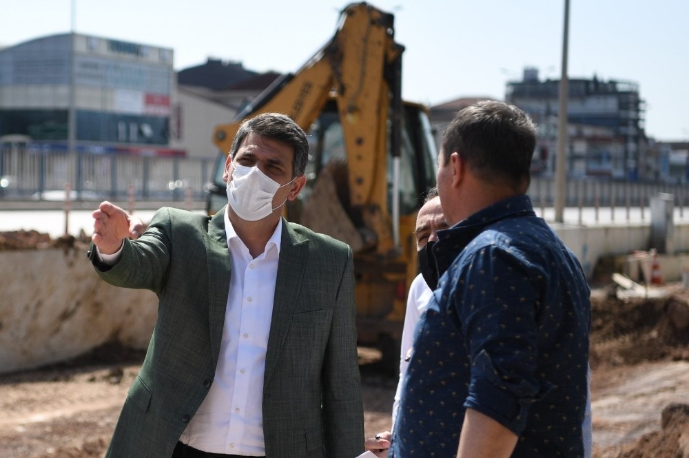 Başkan Kocaman Ankara Caddesi’ni yerinde inceledi 