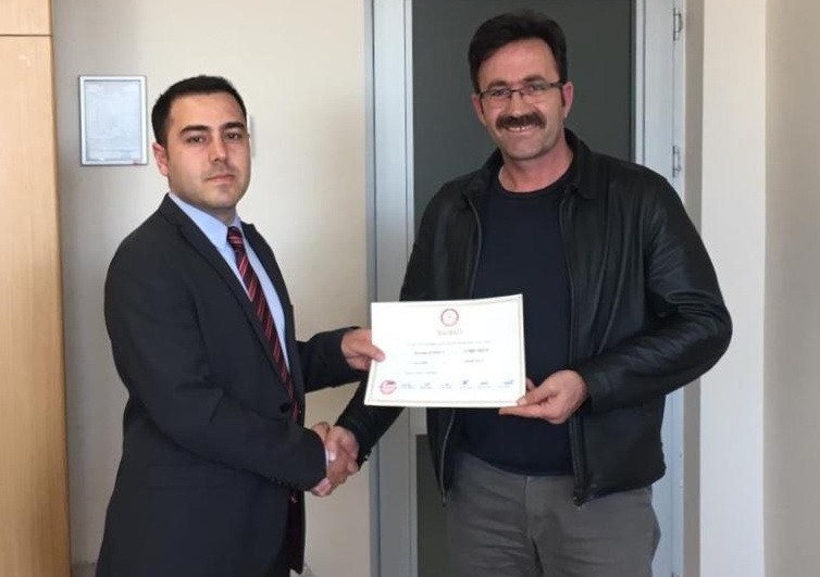 Başkan Korkut mazbatasını alarak göreve başladı 