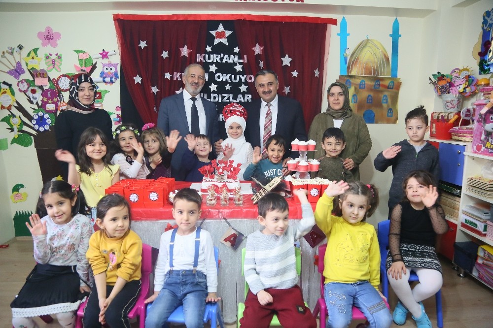 Başkan Mehmet Cabbar’dan Kur’an kursuna ziyaret 