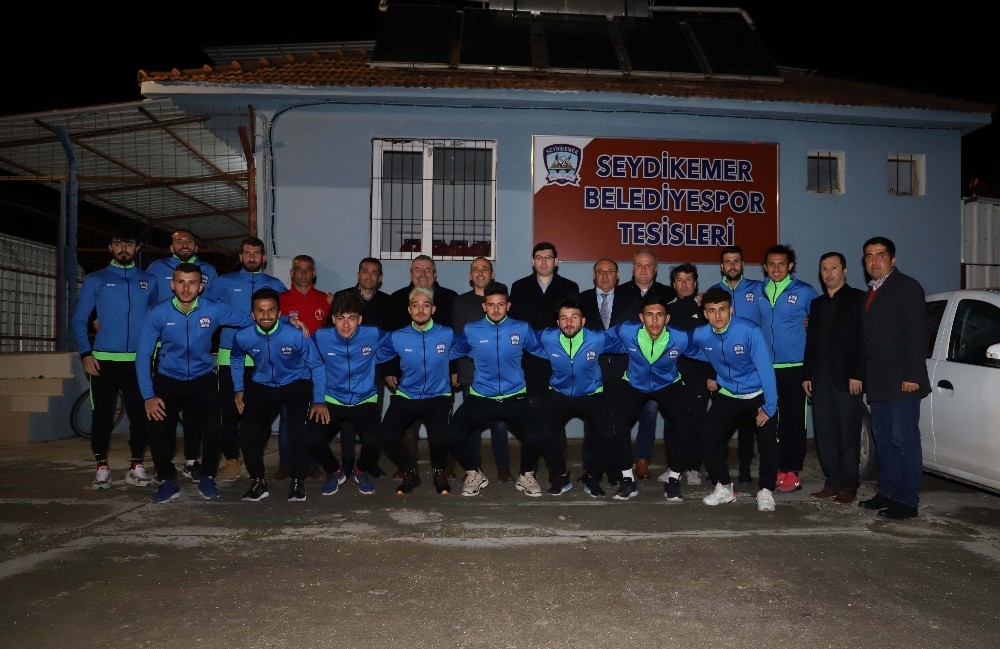 Başkan Otgöz’den Seydikemer Belediyespor’un yeni tesislerine ziyaret 