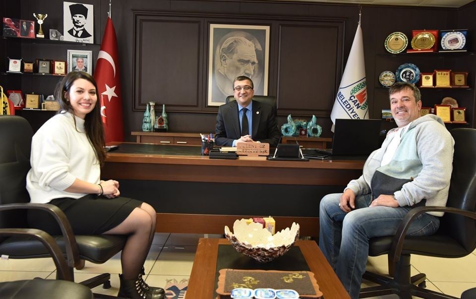 Başkan Öz’e Fransa’dan ziyaretçi 