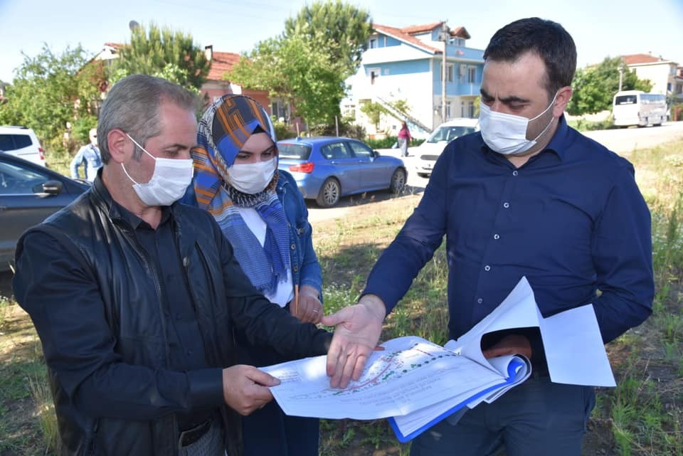 Başkan Özlü devam eden çalışmaları inceledi 