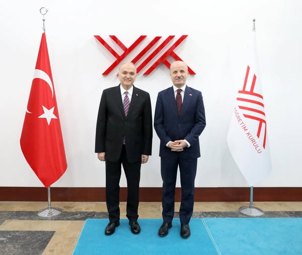 Başkan Özlü YÖK Başkanı ile görüştü