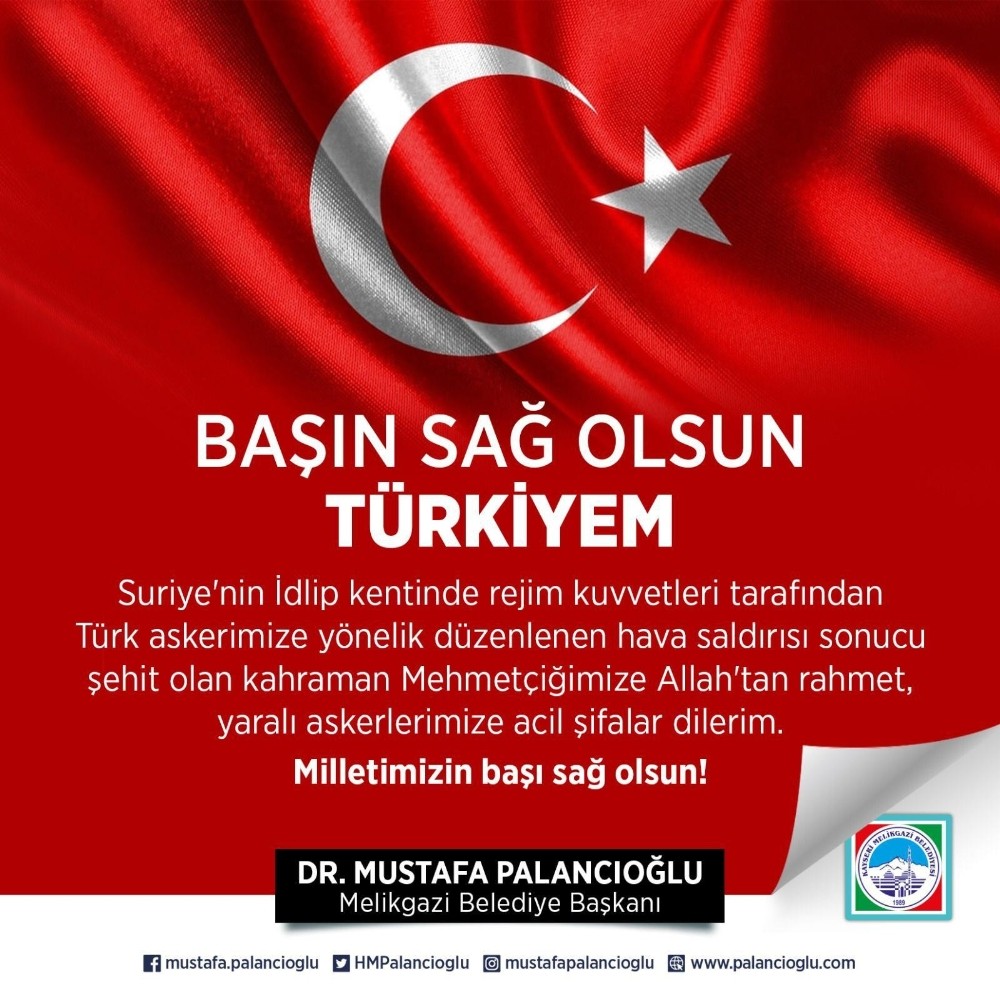 Başkan Palancıoğlu’ndan başsağlığı mesajı 