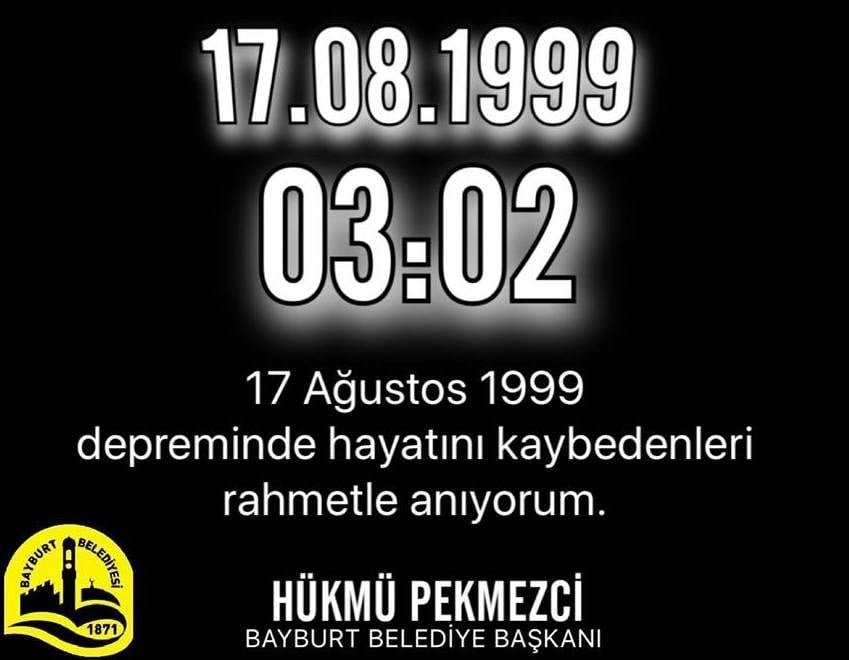 Başkan Pekmezci, Marmara Depremi’nde hayatını kaybedenleri andı 
