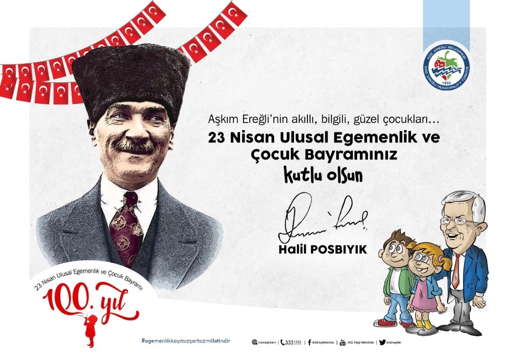 Başkan Posbıyık 23 Nisan Bayramını kutladı 