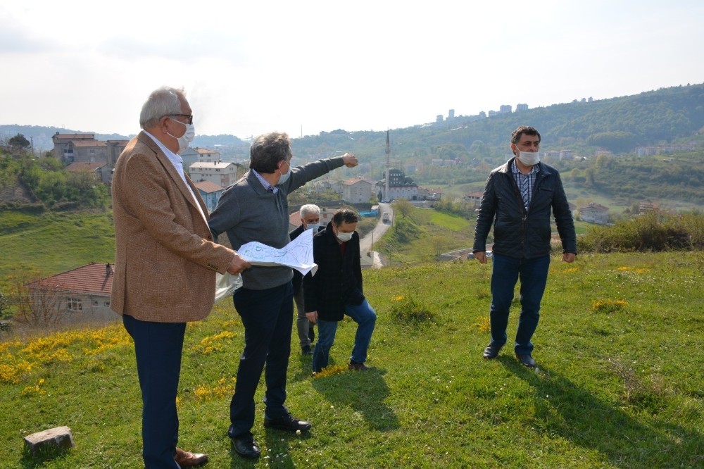 Başkan Posbıyık yeni şehir mezarlığını inceledi 