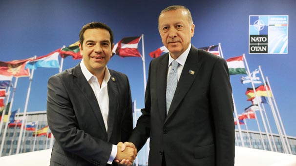 Başkan Recep Tayyip Erdoğan ile Çipras görüştü