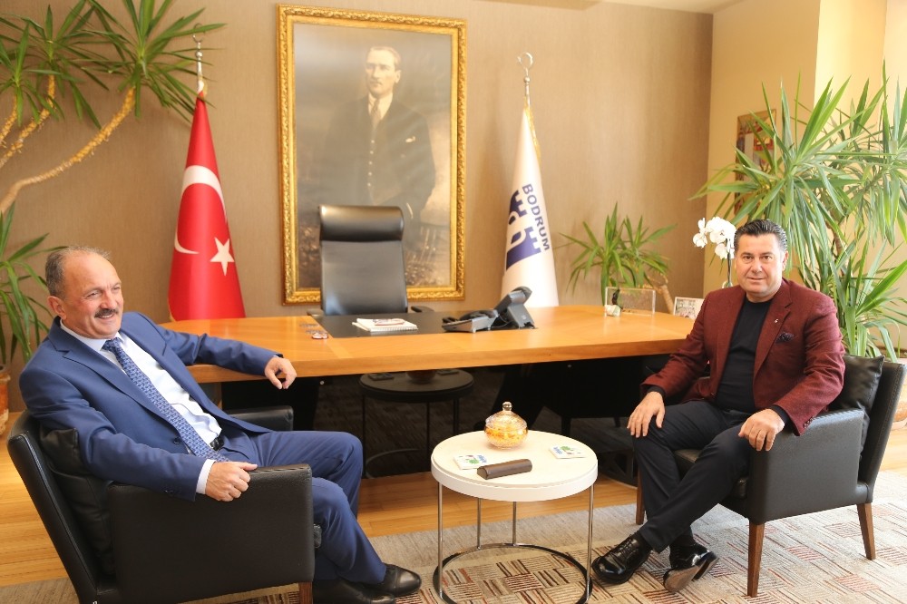 Başkan Saatcı’dan Mehmet kocadon’a ziyaret 