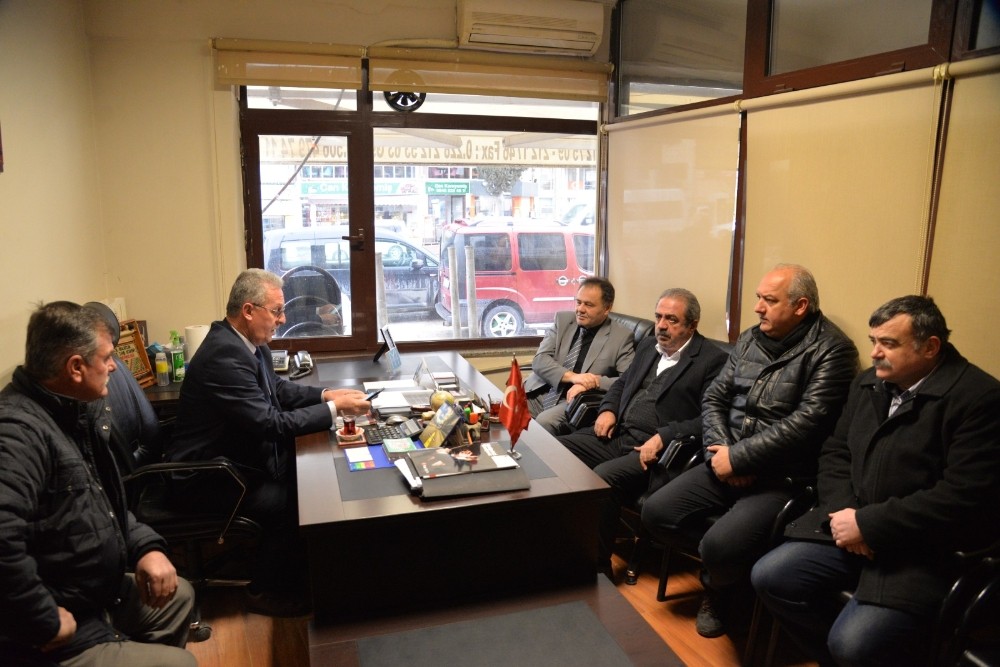 Başkan Şahin kamyoncu esnafını dinledi 