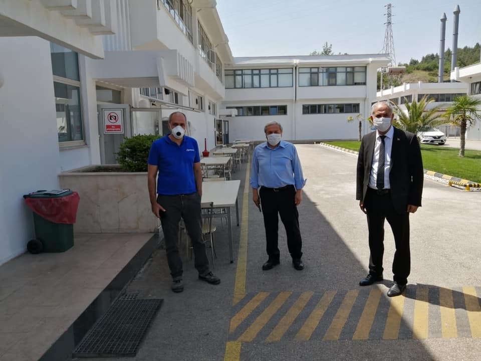 Başkan Şahin ve Yaman’dan eski günleri yad ettiler 