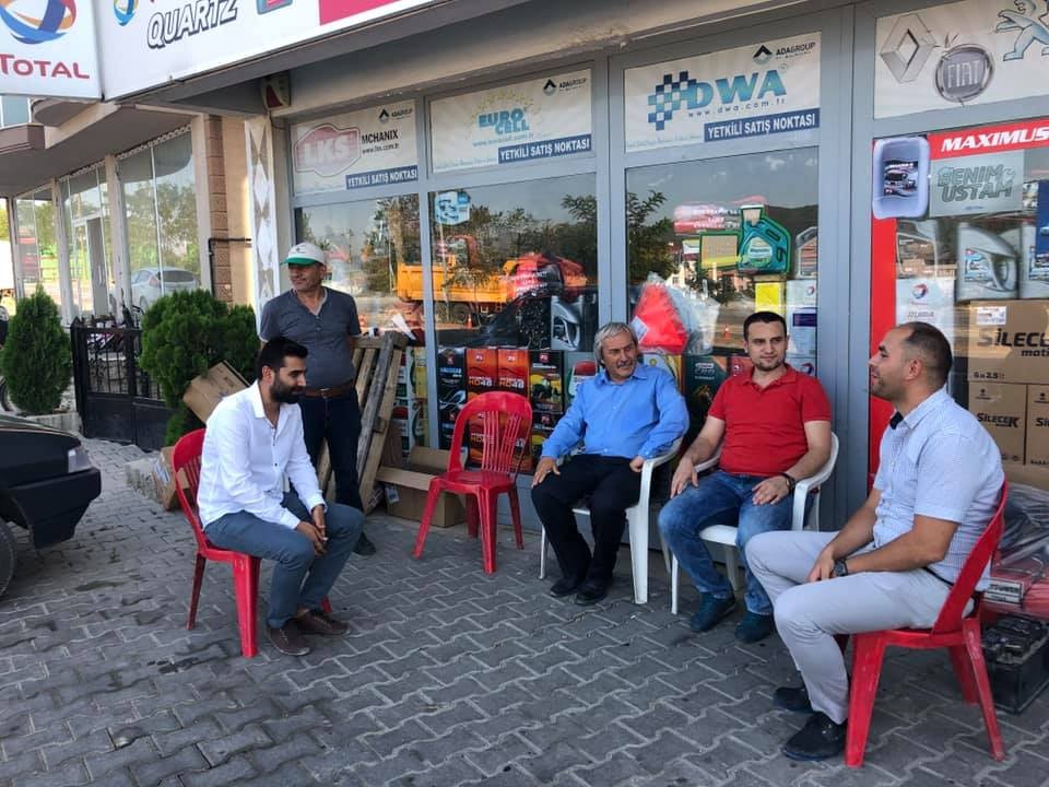 Başkan Şahin’den CHP İlçe Başkanı Er’e övgü dolu sözler 