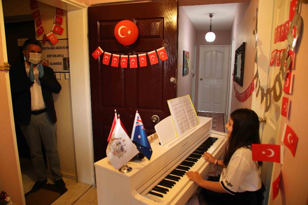 Başkan Sandal, şehit babasını kırmadı 