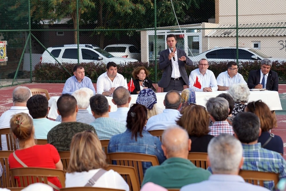 Başkan Sarıkurt, Kazımiye Mahallesi’nde vatandaşlarla buluştu 