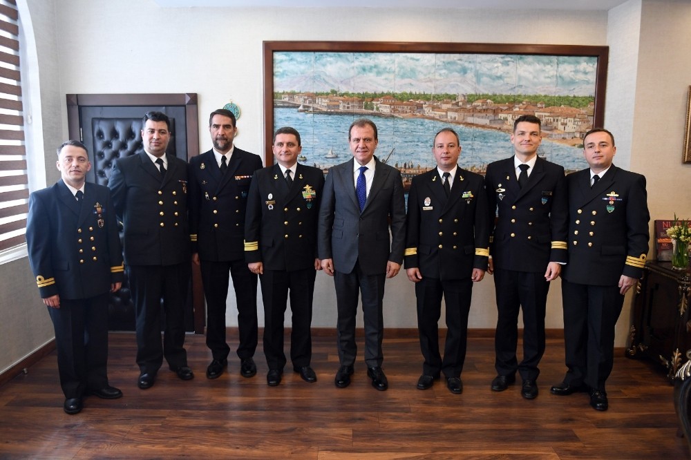 Başkan Seçer, NATO gemi komutanlarını ağırladı 