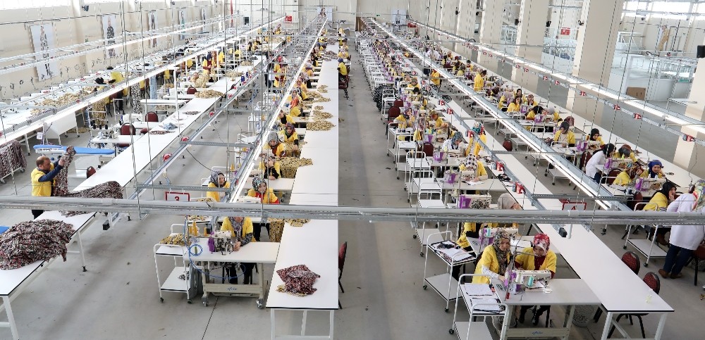 Başkan Sekmen Tekstilkent’i gezdi 