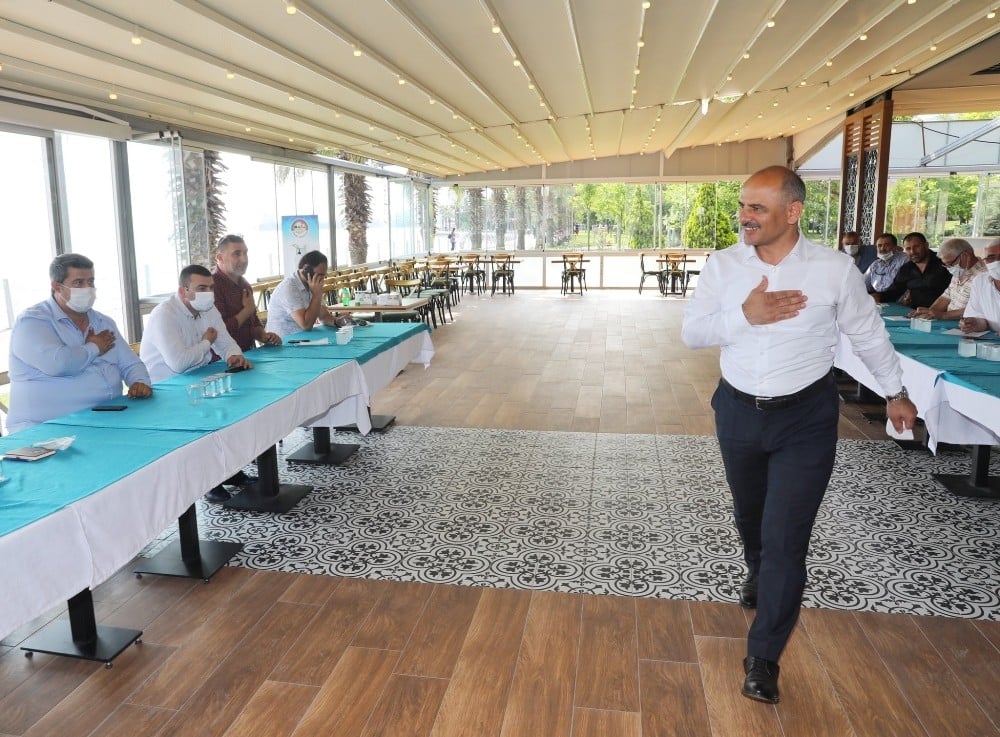 Başkan Söğüt, muhtarlarla bir araya geldi 
