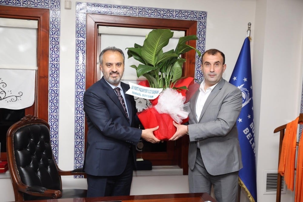 Başkan Soydan’dan Bursa Büyükşehir Belediye Başkanı Aktaş’ı ziyaret etti 