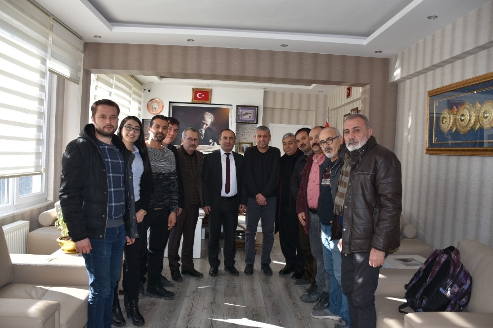 Başkan Sülük, gazetecilerle biraya geldi 