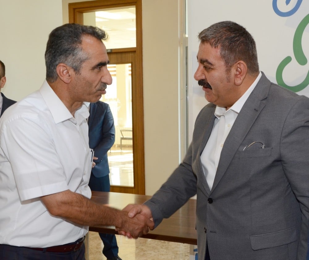 Başkan Sunar, personeliyle bayramlaştı 