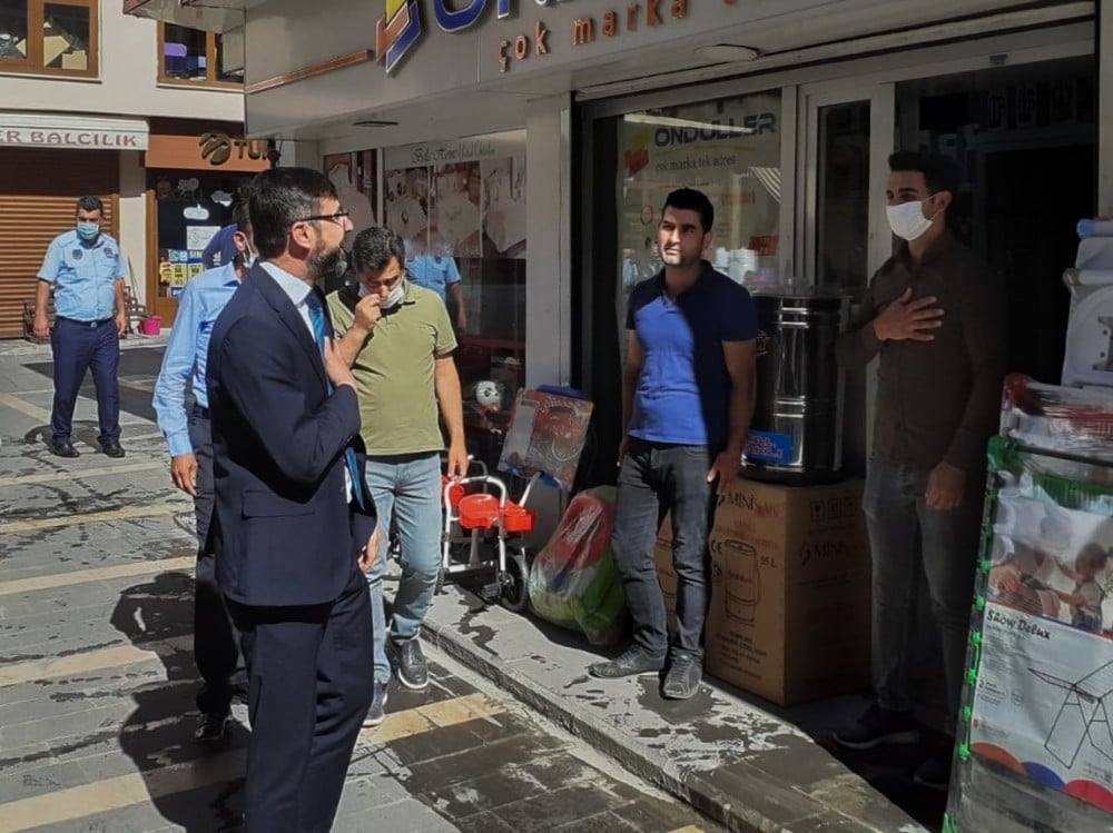 Başkan Tanğlay’dan esnaf ziyareti 