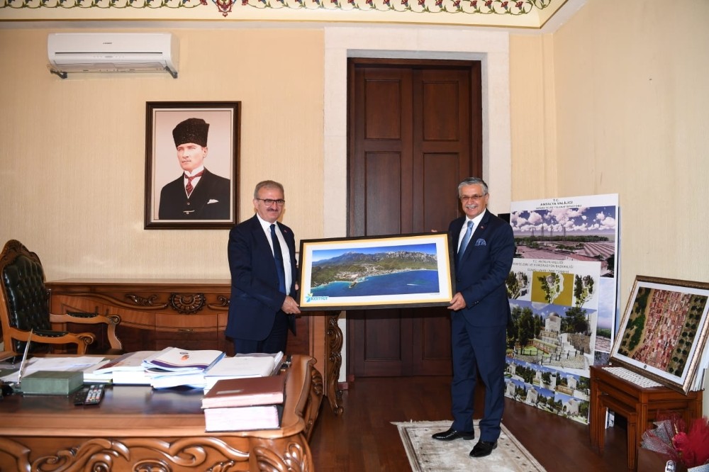Başkan Topaloğlu’ndan Vali Karaloğlu’na ’Kemer’ teşekkürü 