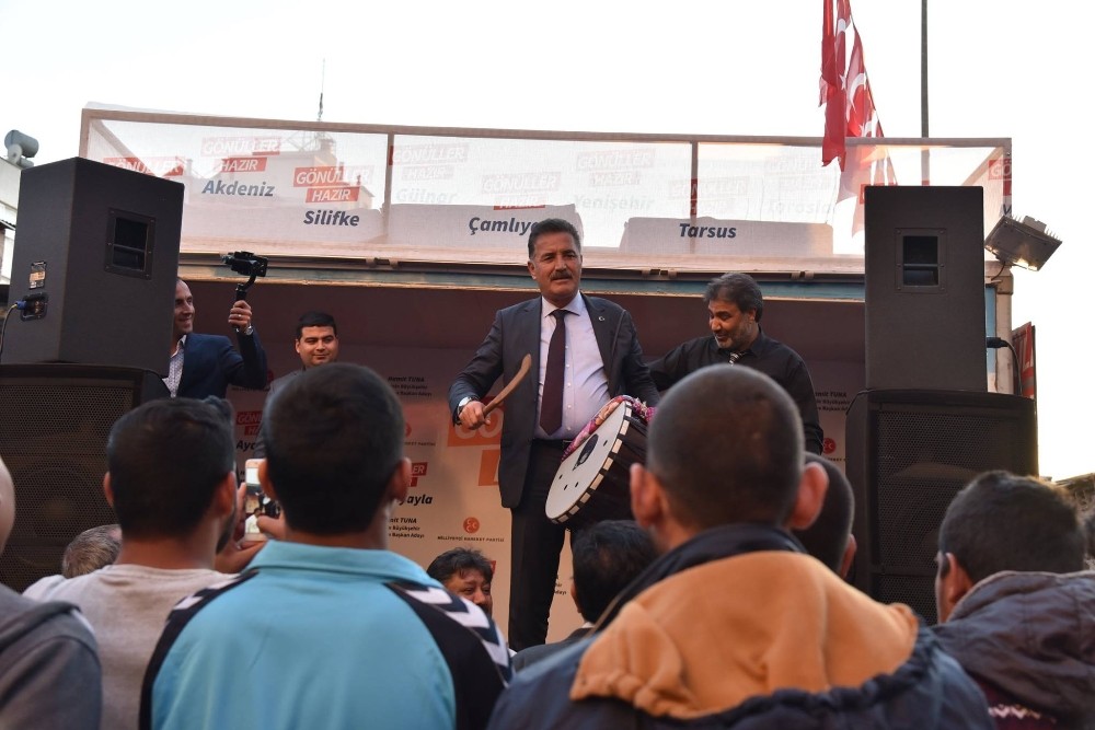 Başkan Tuna, Mersin’deki Romanlarla bir araya geldi 