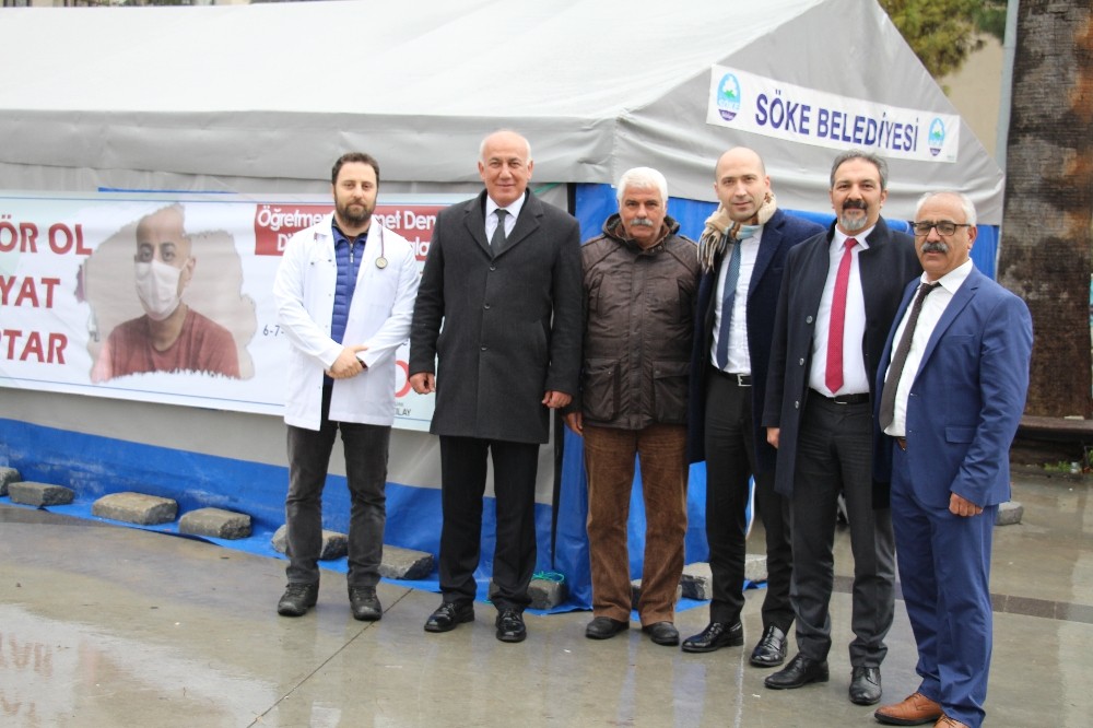 Başkan Tuncel’den kan bağışı kampanyasına destek 