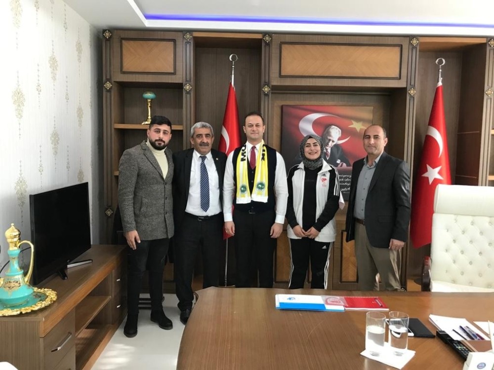 Başkan Türkan’dan Kaymakam Yalçın’a ziyaret 