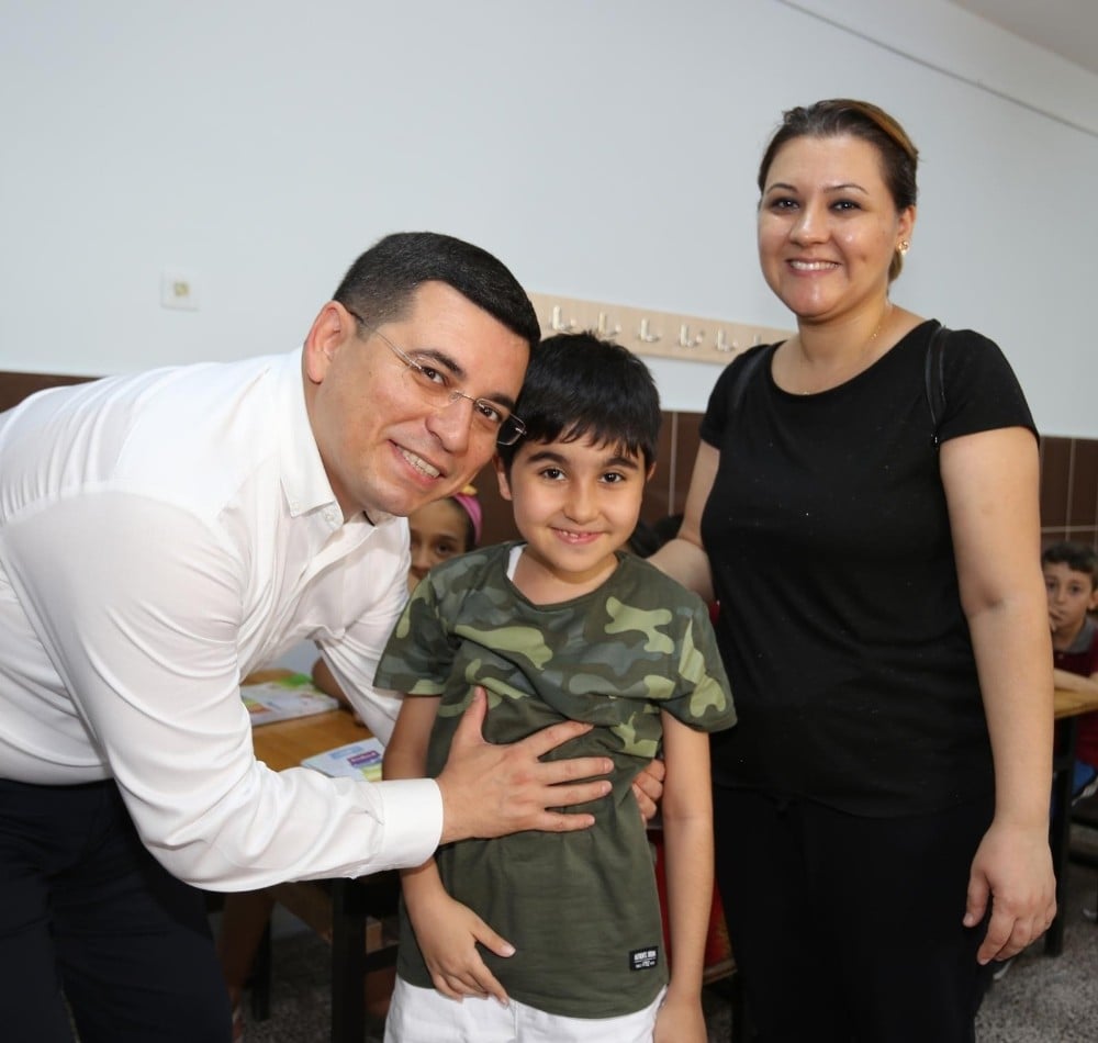 Başkan Tütüncü’den Emre ve Ege’ye sürpriz ziyaret 