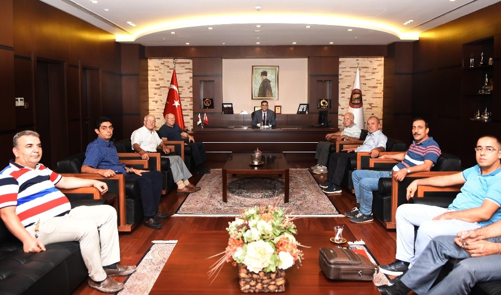 Başkan Ünverdi’ye dericilerden ziyaret 