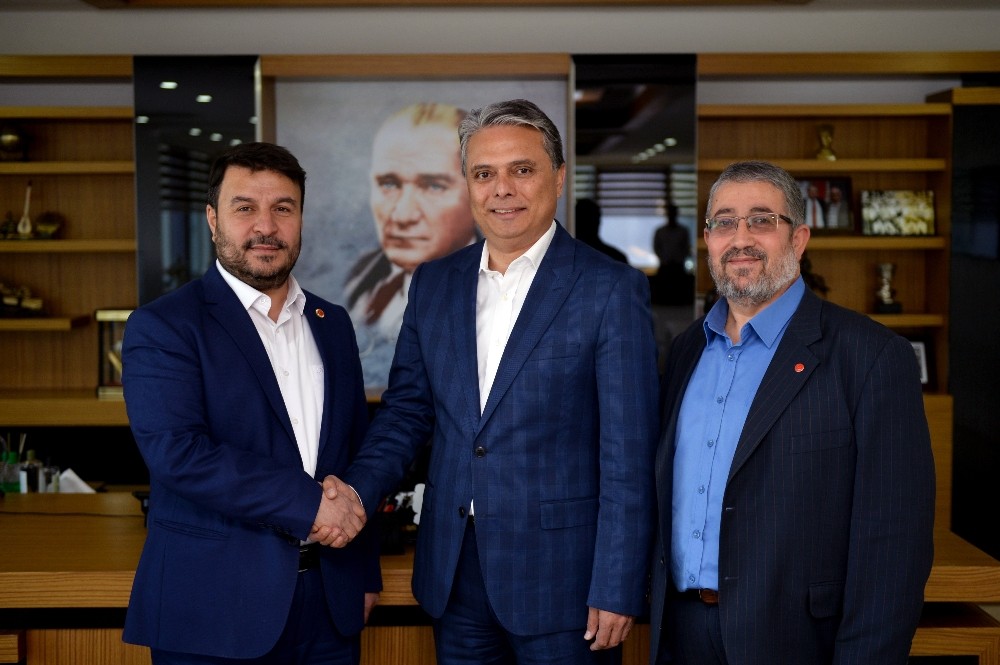 Başkan Uysal SP adayını kabul etti 
